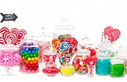 Пример емкостей и конфет для Candy Bar`а