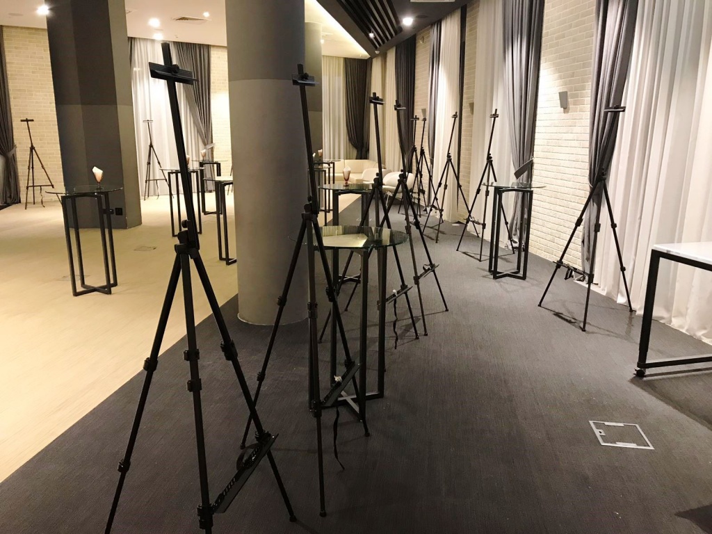 Мольберт тренога, алюминий, черный — фото 15