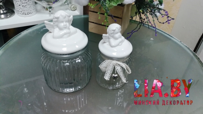 Конфетница (подсвечник) с Ангелом