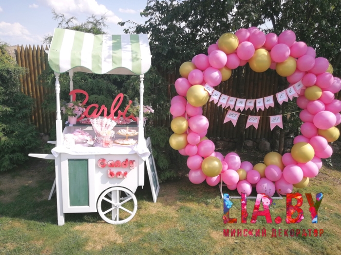 Фотозона Candy bar тележка — фото 3