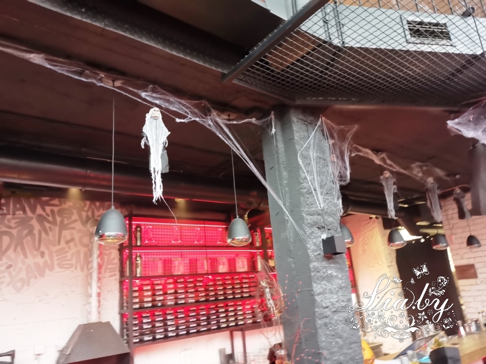 Halloween в лаунж-баре Дуть (мрачный декор) — фото 14