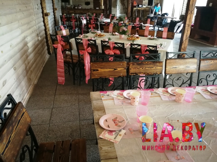 Крестины девочки: украшение в усадьбе Дубки — фото 7