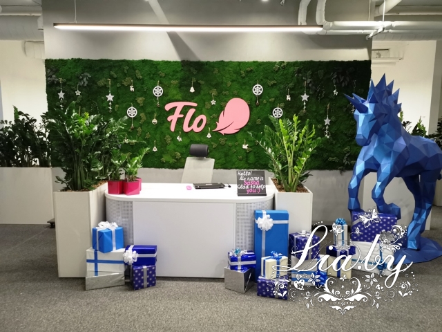 Новогоднее оформление офиса компании FLO — фото 14