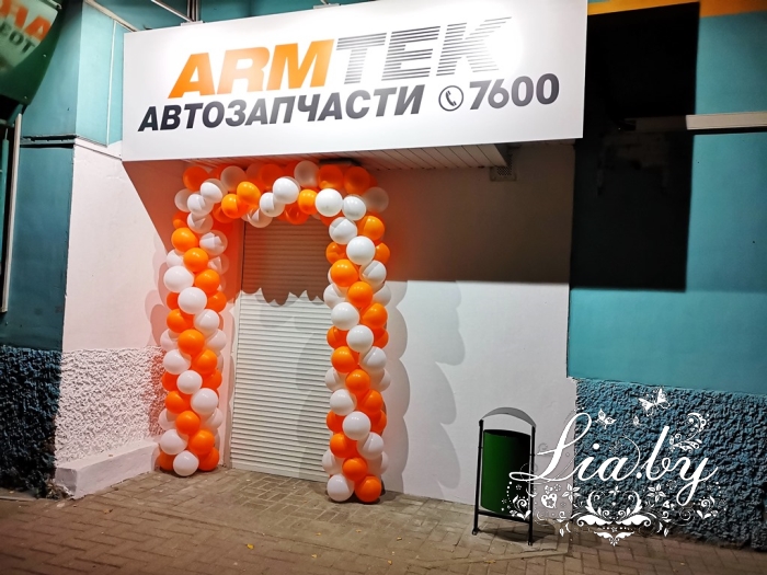 Шаровое оформление магазинов к открытию — фото 8