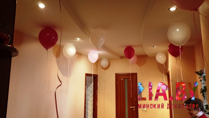 Выписка из роддома: шары, украшение машины — фото 12