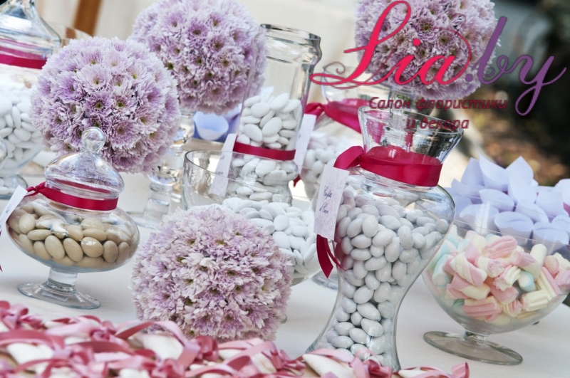 Оформление сладкого стола: Candy Bar, композиции из фруктов и праздничный сет — фото 7