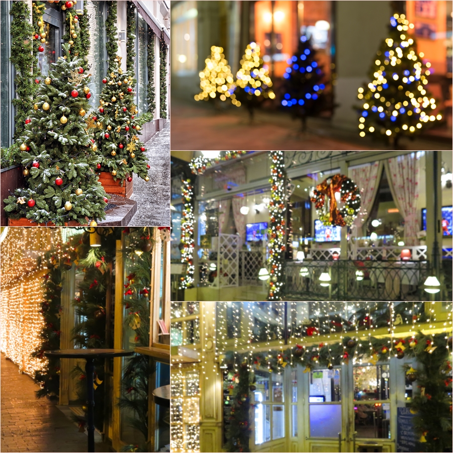 Новогодний декор 2017: украшаем, елку, стол, дом, магазин и улицу — фото 13