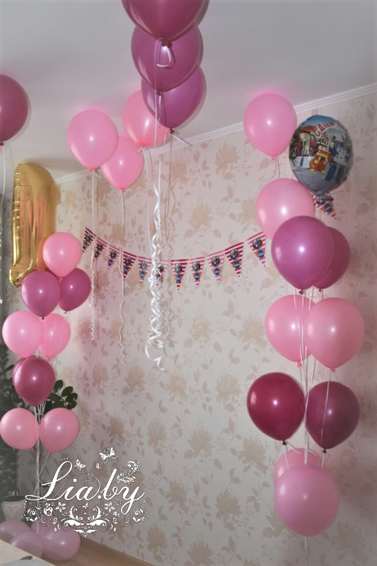 Праздничное оформление квартиры на детский день рождения
