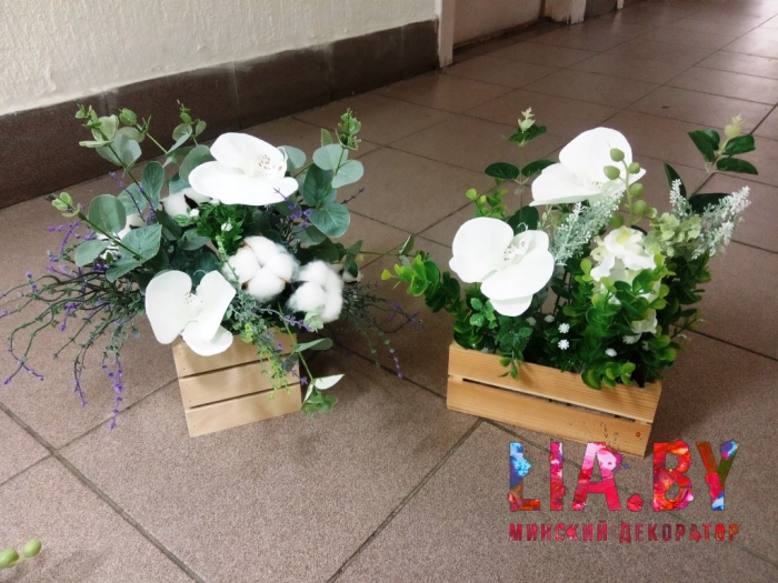цветочные композиции для украшения стола Минск