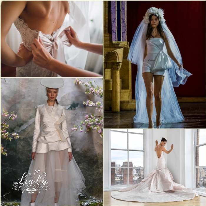 Платья с бантами в свадебном сезоне 2020-2021