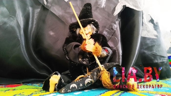 украшение детского дня рождения фотозоной и candy bar в стиле halloween, пауки, паутины, мумия, скелеты, приведенье