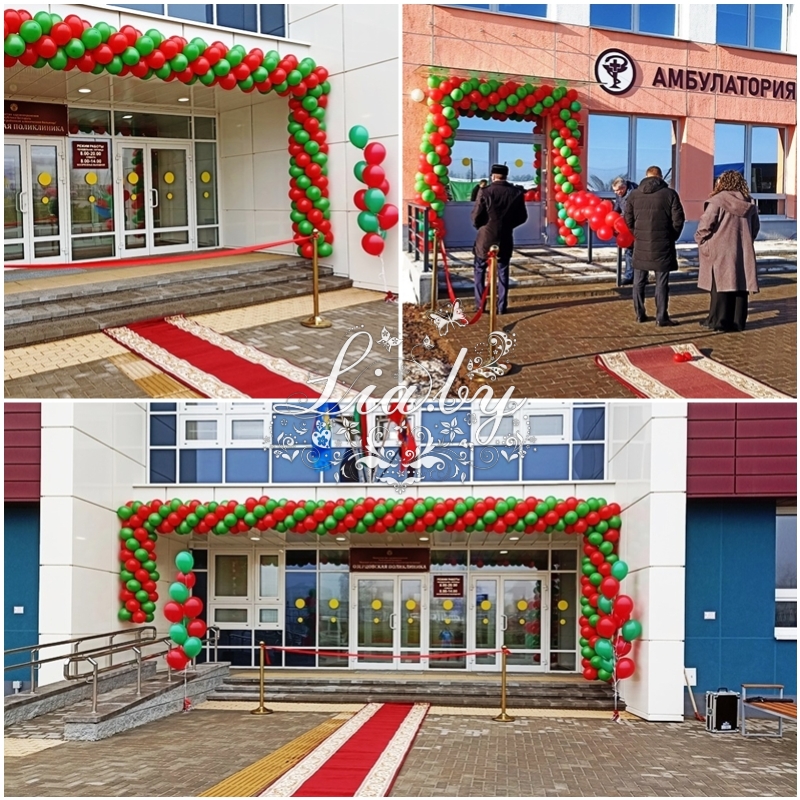 украшение ковровой дорожкой открытия гос объекта