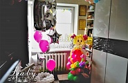 Украшение шарами детской комнаты на день рождения